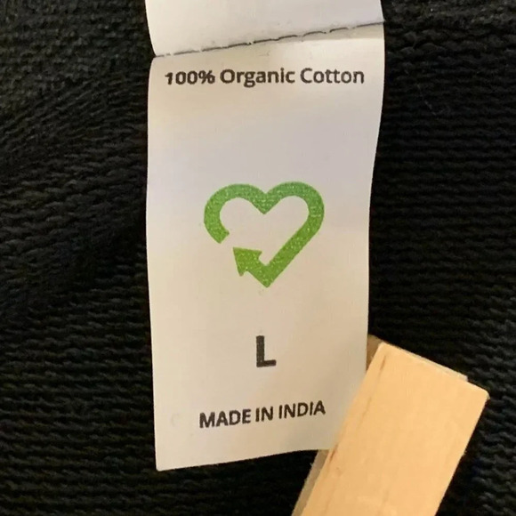 Happylucky Unisex Fear Less Love More Inclusive Cotton Pullover Hoodie Size L - Picture 9 of 12